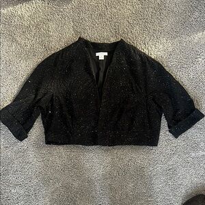 Black Sparkly Dress Jacket